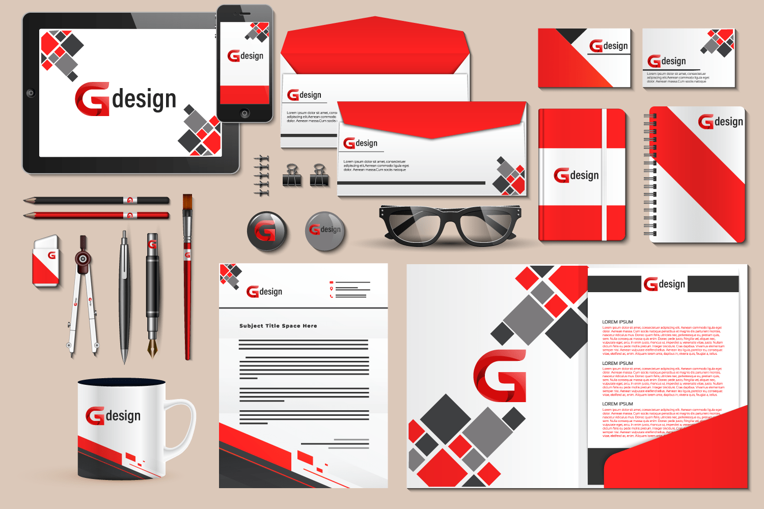 aStationery Item Set for Your Company Elevate Your Brand with Elegance